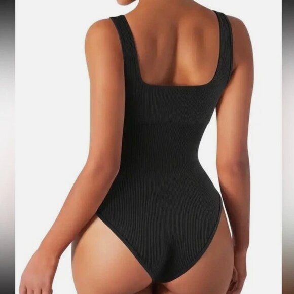 Bundle: Round Neck Hollow Chest Sexy Bodysuit | XS | Form-Fitting Stretch NWOT - Picture 9 of 11